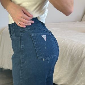 dark blue guess jeans